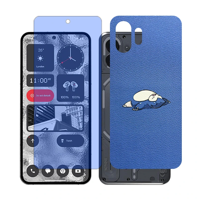 محافظ صفحه نمایش بلو کات گلس مدل Together مناسب برای گوشی موبایل ناتینگ 2 Phone به همراه برچسب پوششی پشت گوشی
