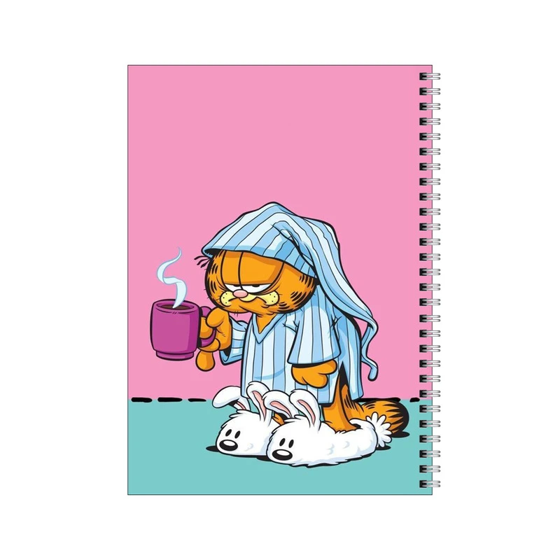 دفتر مشق 80 برگ بامبیلیپ طرح گارفیلد خوابالو کد 3350768