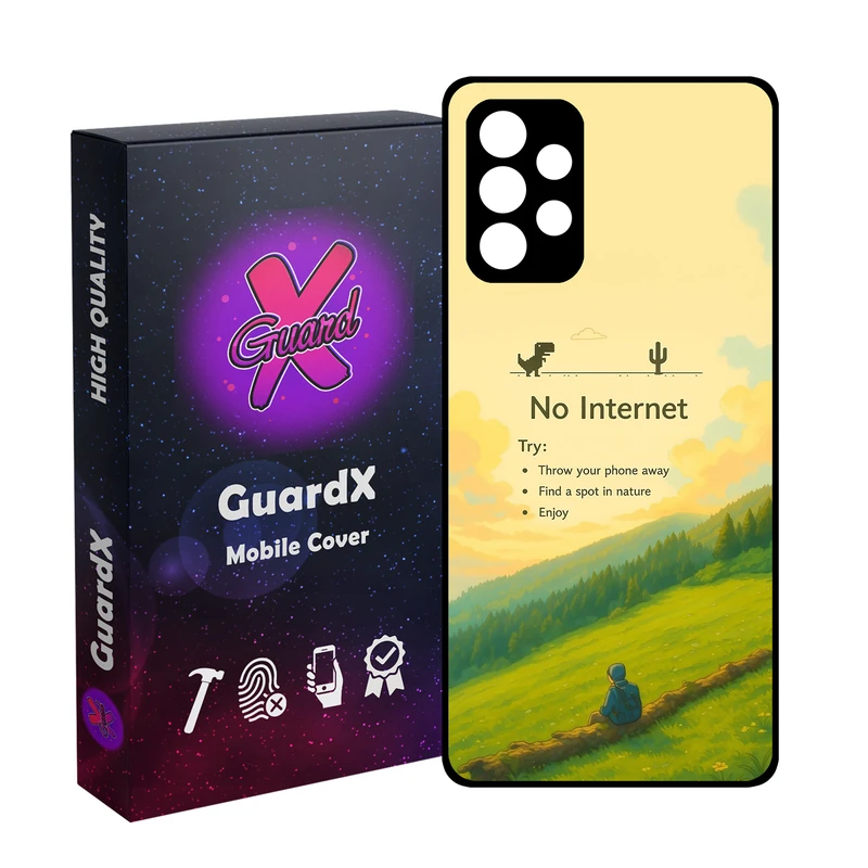کاور گارد ایکس طرح بدون اینترنت مدل 10904 مناسب برای گوشی موبایل سامسونگ Galaxy A52/A52S