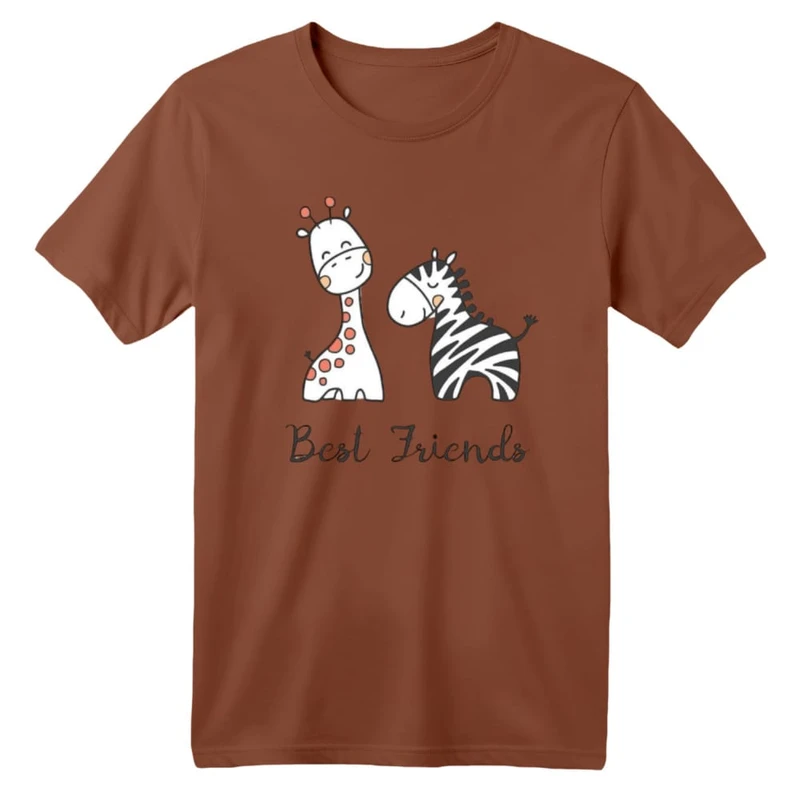 تی شرت آستین کوتاه بچگانه مدل زرافه کد ۲۹