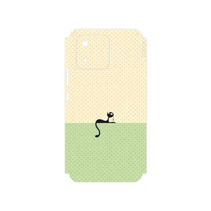 MAHOOT Minimal Internet Cat Icon Cover Sticker for Honor X5
