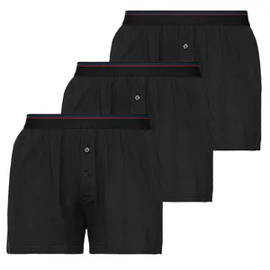 شورت مردانه مدل پادار کد LBox2ButBl3Blk مجموعه 3 عددی