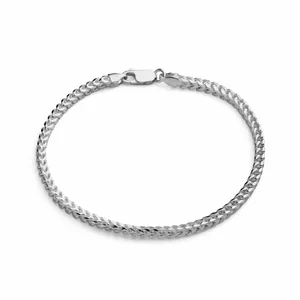 دستبند نقره مدل میرو Roz4 