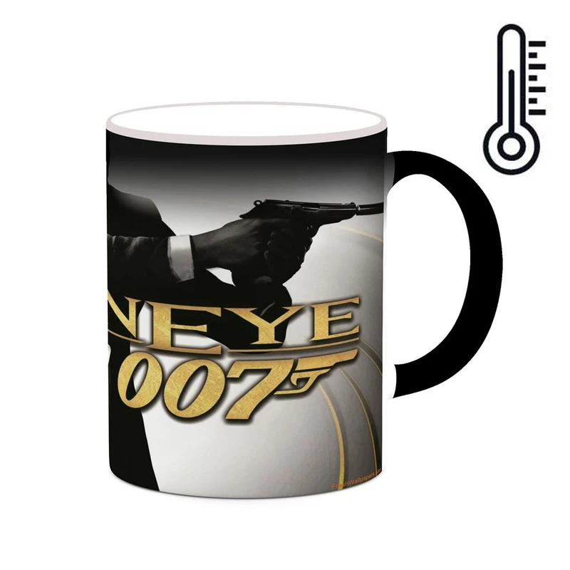 ماگ حرارتی کاکتی مدل بازی گلدن آی GoldenEye 007 کد mgh28714