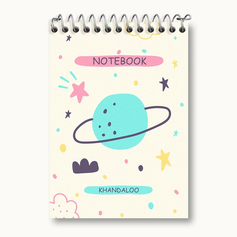 دفتر یادداشت 50 برگ خندالو مدل فضایی کد N223