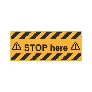 برچسب بدنه خودرو رایسان طرح warning کد st036
