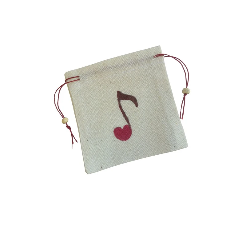 کیسه هدیه مدل نقاشی نت قلب