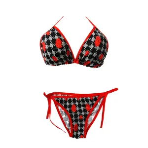 ست شورت و سوتین زنانه مدل گل