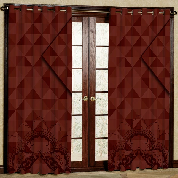 پرده مدل مخمل پانچی کد 7575 سایز 280x140 سانتی متر