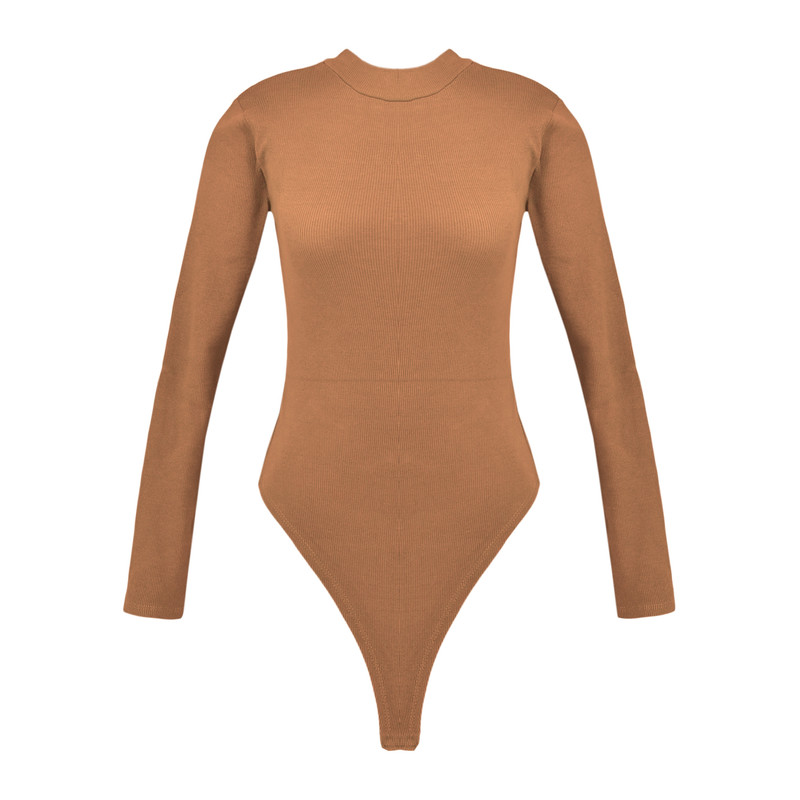 بادی آستین بلند زنانه مدل فینگر کد 3055