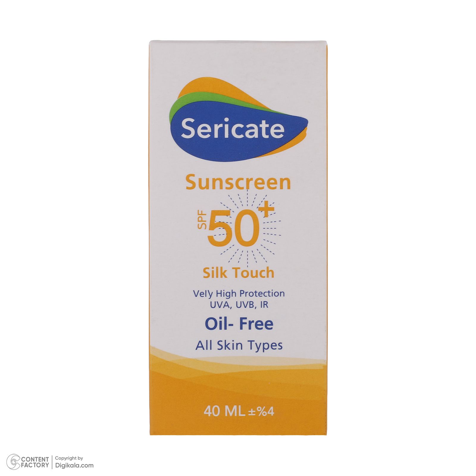 کرم ضد آفتاب بدون رنگ سری کیت spf50 مدل 01 مناسب انواع پوست حجم 40 میلی لیتر -  - 4