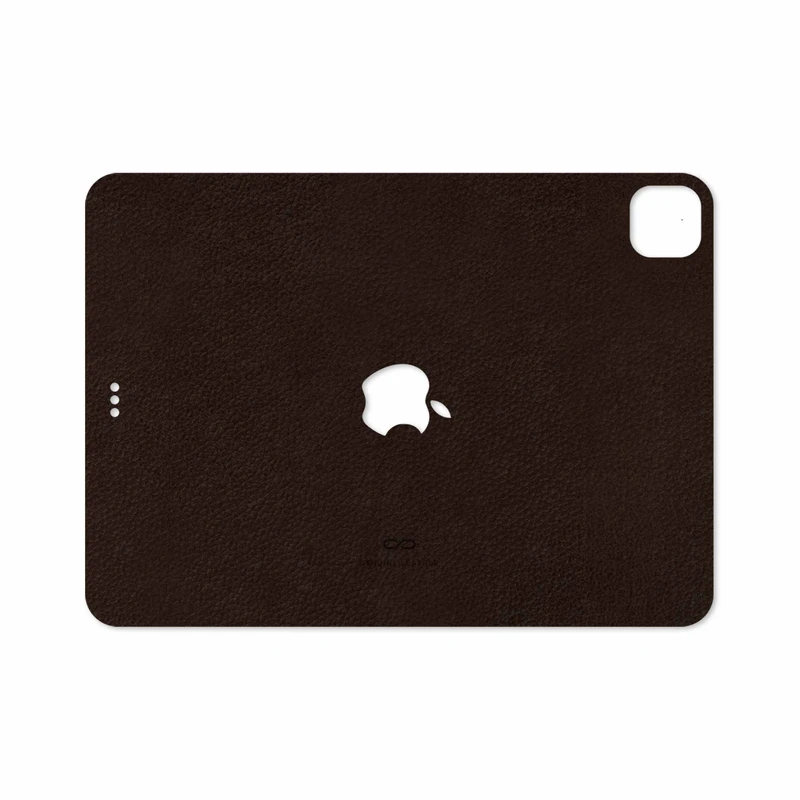 برچسب پوششی ماهوت مدل Dark-Brown-Leather مناسب برای تبلت اپل iPad Pro 11 (GEN 2) 2020 A2068