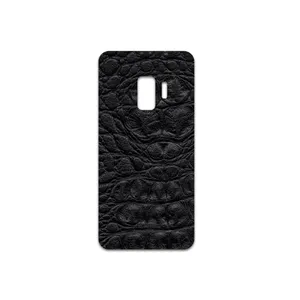 MAHOOT Black-Crocodile-Leather Cover Sticker for Samsung Galaxy S9