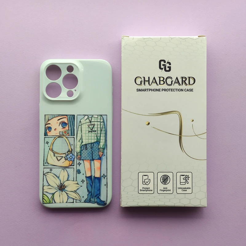 کاور قاب گارد مدل محافظ لنز دار دخترانه مناسب برای گوشی موبایل اپل iPhone 15 Pro Max