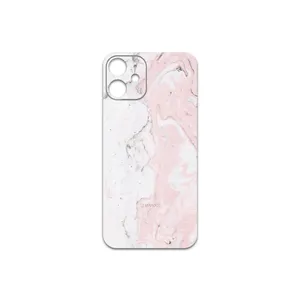 MAHOOT Blanco-Pink-Marble Cover Sticker for Apple iPhone 12 mini