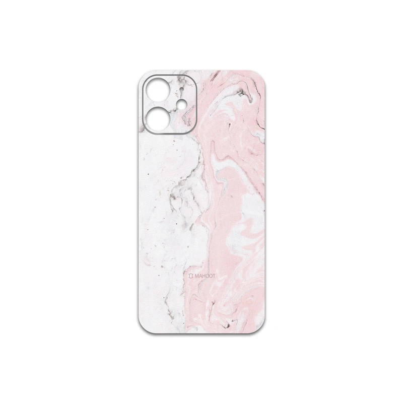 برچسب پوششی ماهوت مدل Blanco-Pink-Marble مناسب برای گوشی موبایل اپل iPhone 12 mini
