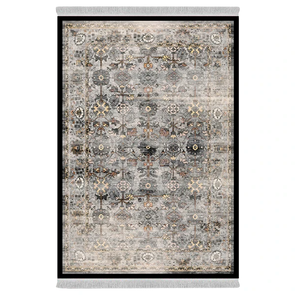 فرش پارچه‌ای دفه مدل فرشینه طرح مدرن کد 769