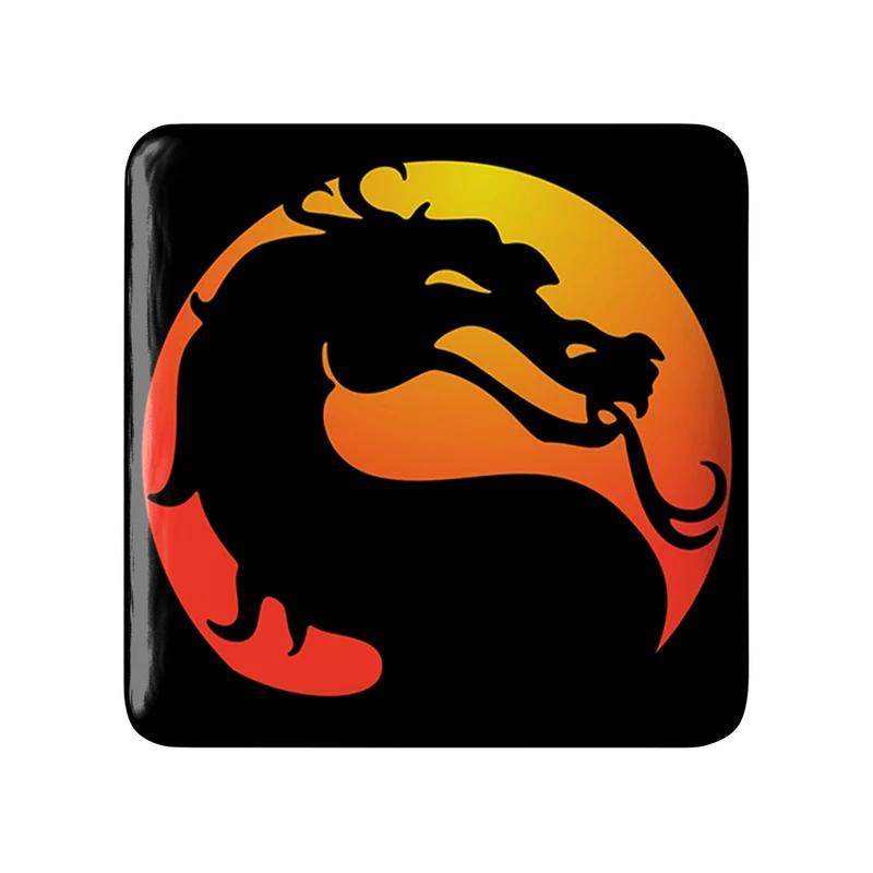 مگنت خندالو طرح بازی مورتال کمبت Mortal Kombat مدل مربعی کد 29792