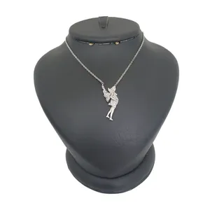 گردنبند نقره زنانه ترمه ۱ مدل فرشته کد smed 1024