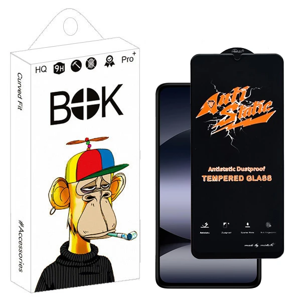 محافظ صفحه نمایش بوک مدل Antistatic Solvex مناسب برای گوشی موبایل شیائومی Redmi Note 14s