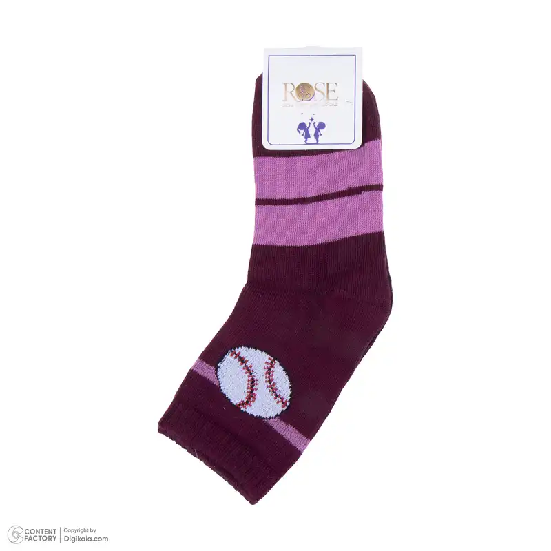 جوراب بچگانه مدل تنیس کد 1