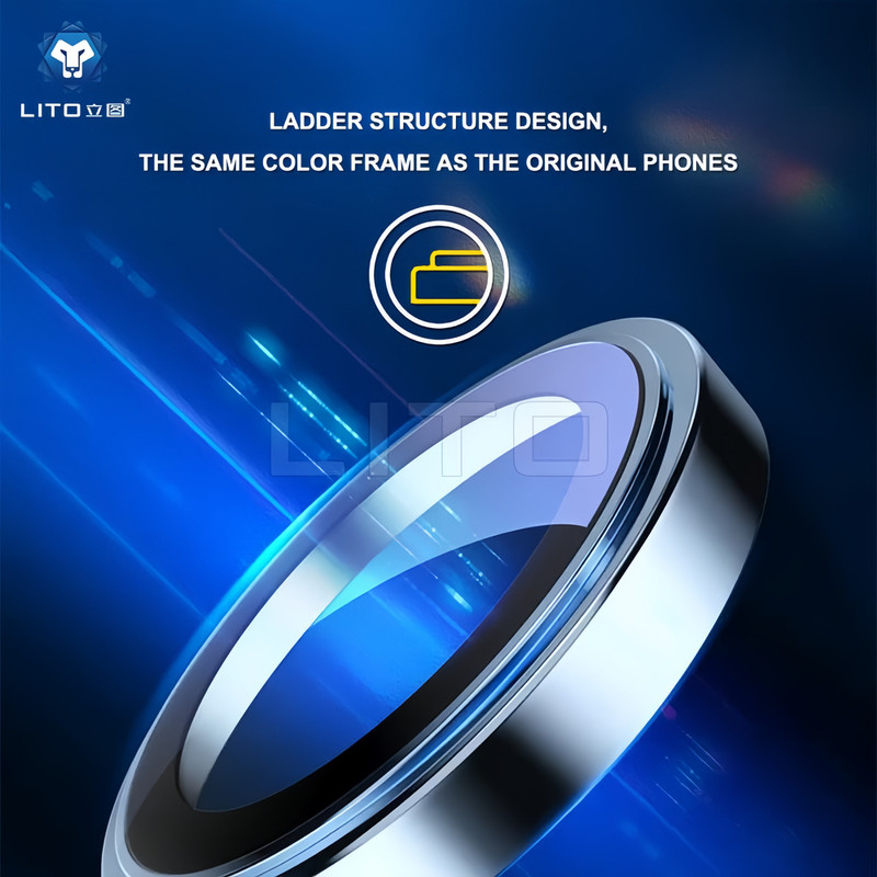 محافظ لنز دوربین لیتوو مدل Sapphire مناسب برای گوشی موبایل سامسونگ Galaxy S24 Ultra