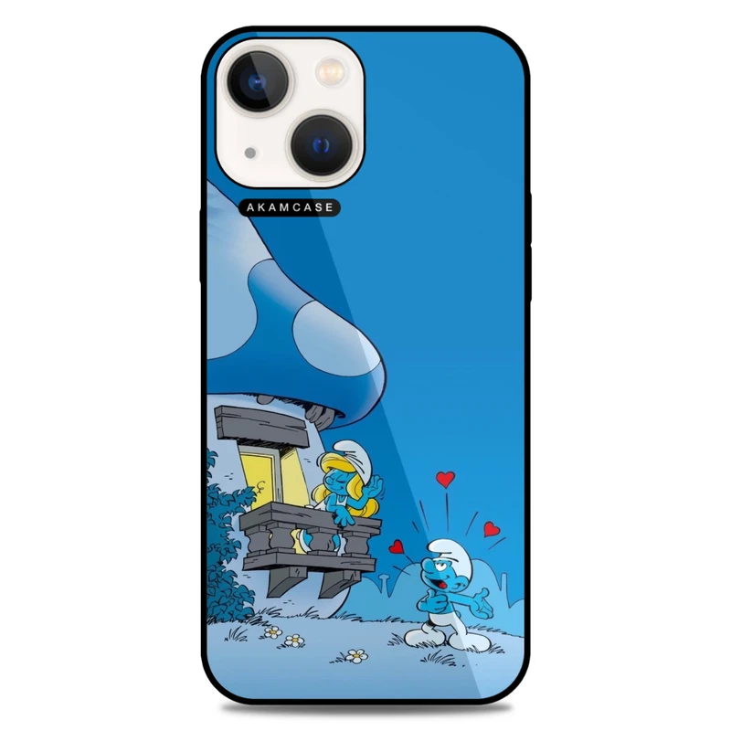 کاور آکام مدل AMC-WA13-SMURFS-4 مناسب برای گوشی موبایل اپل iPhone 13