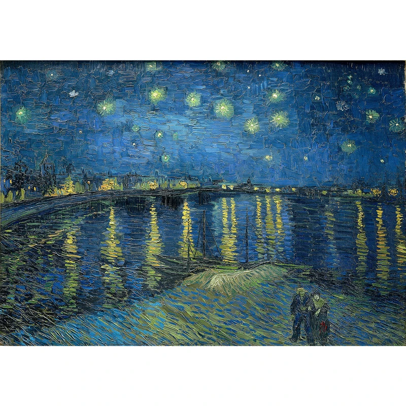 تابلو شاسی چاپ سی طرح شب پرستاره بر فراز رن کد SD133