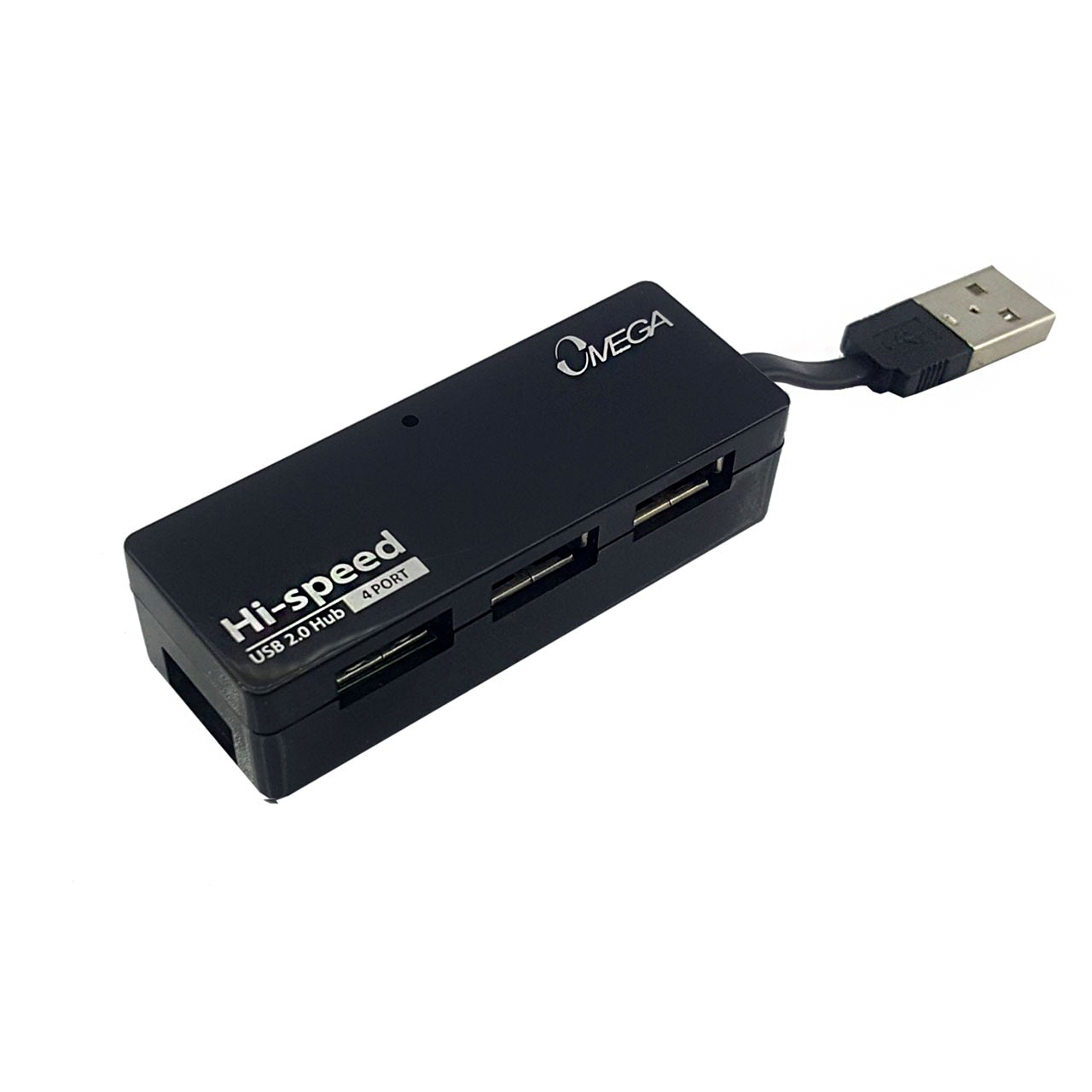 هاب 4 پورت USB 2.0 امگا مدل USM224BK