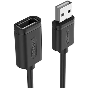 کابل افزایش طول USB 2.0 یونیتک مدل Y-C418G طول 5 متر