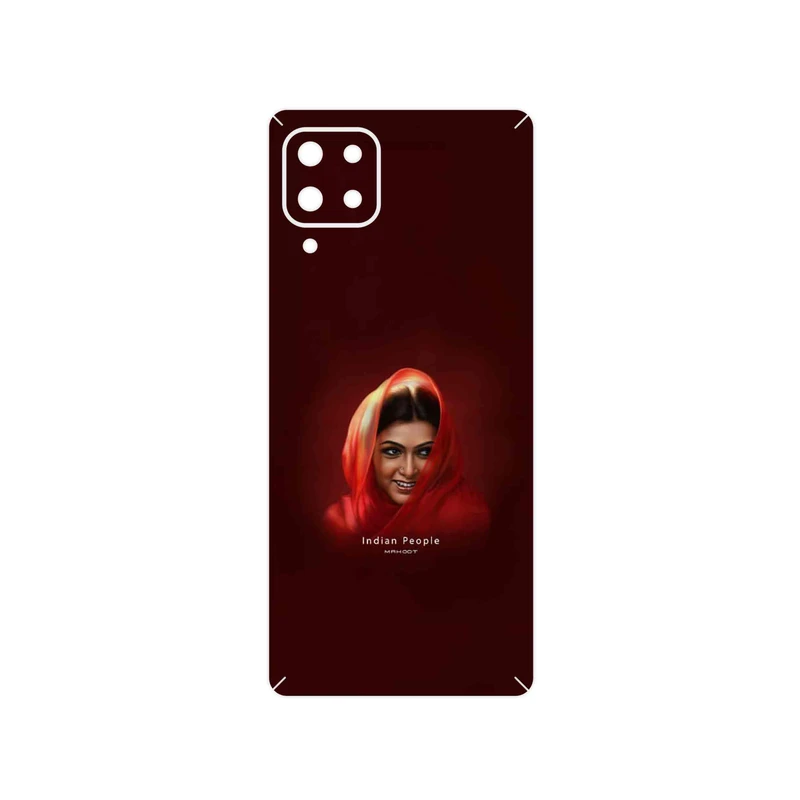 برچسب پوششی ماهوت مدل Portrait of an Indian Woman مناسب برای گوشی موبایل سامسونگ Galaxy M62