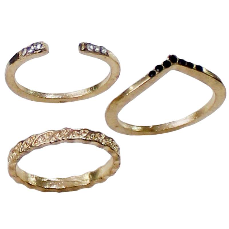 بند انگشتی زنانه کد RKH_1275 مجموعه 3 عددی