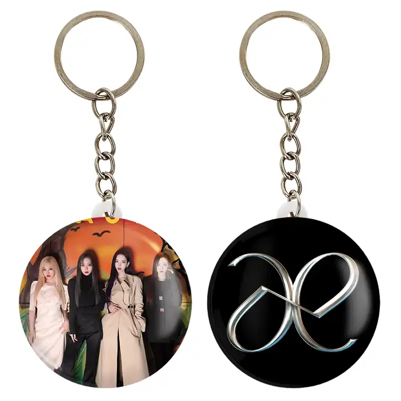 جاکلیدی خندالو مدل گروه آسپا Aespa کد 1974719754 مجموعه 2 عددی