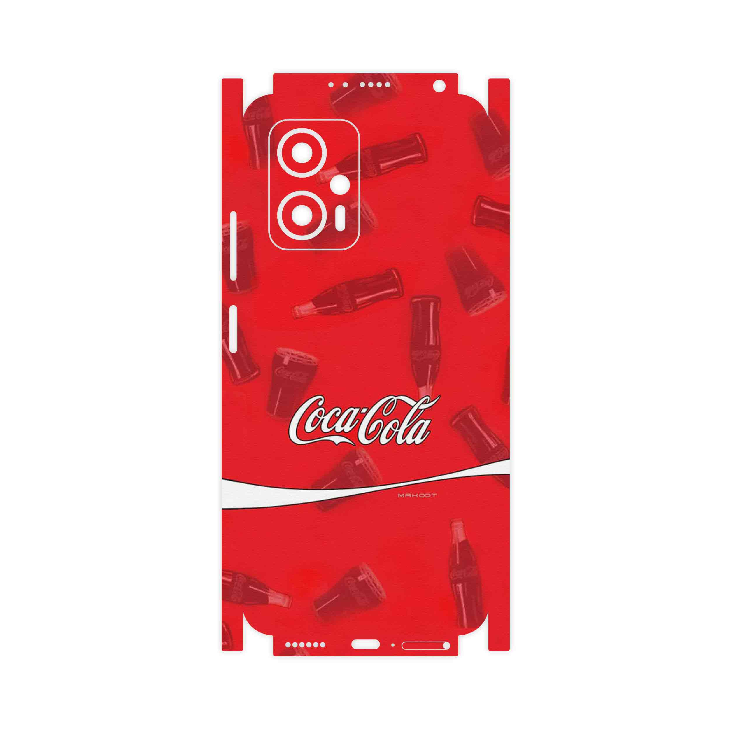 برچسب پوششی ماهوت مدل Coca_Cola_Logo-FullSkin مناسب برای گوشی موبایل شیائومی Poco X4 GT