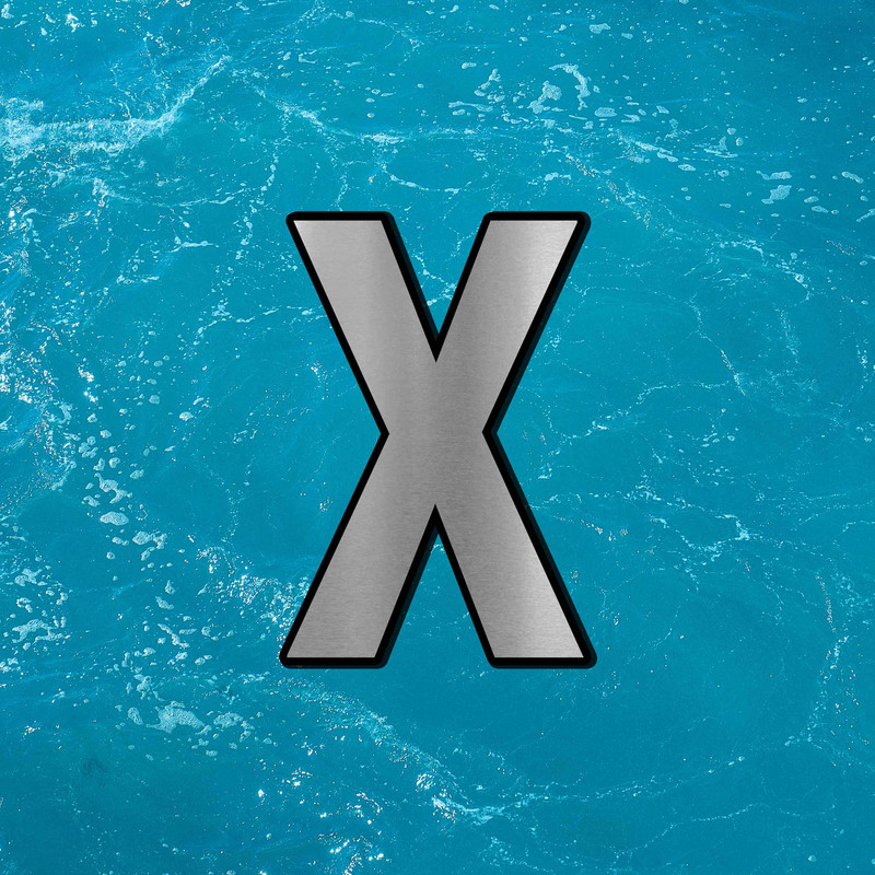 تابلو راهنما  آژنگ  طرح حروف انگلیسی  کدXS-402