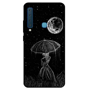 Megafone Girl and Moon 1369 Cover For Samsung Galaxy A9 S / A9 2018