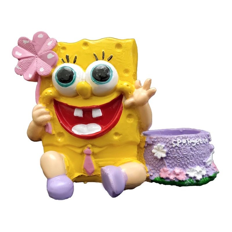 جامدادی رومیزی مدل باب اسفنجی نشسته طرح 1402