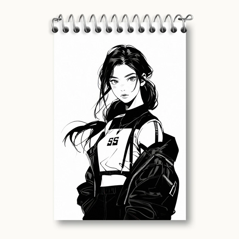 دفتر یادداشت 50 برگ خندالو مدل دخترانه کد F2725