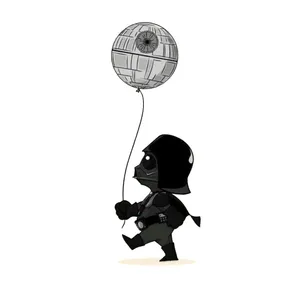 استیکر لپ تاپ و موبایل مدل سریال طرح دارث ویدر جنک ستارگان Darth Vader Star Wars کد 2976