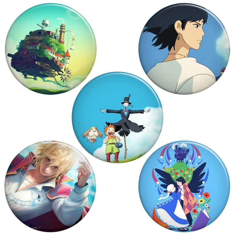 پیکسل گالری باجو طرح انیمه قلعه متحرک هاول کد howl moving castle 27 مجموعه 5 عددی