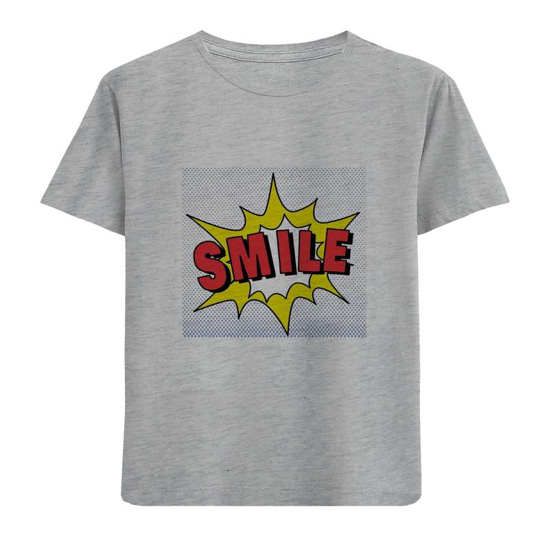 تی شرت آستین کوتاه پسرانه مدل D359 SMILE