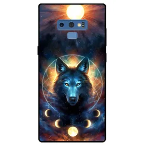 Megafone Wolf and Moon 8006 Cover For Samsung Galaxy Note 9