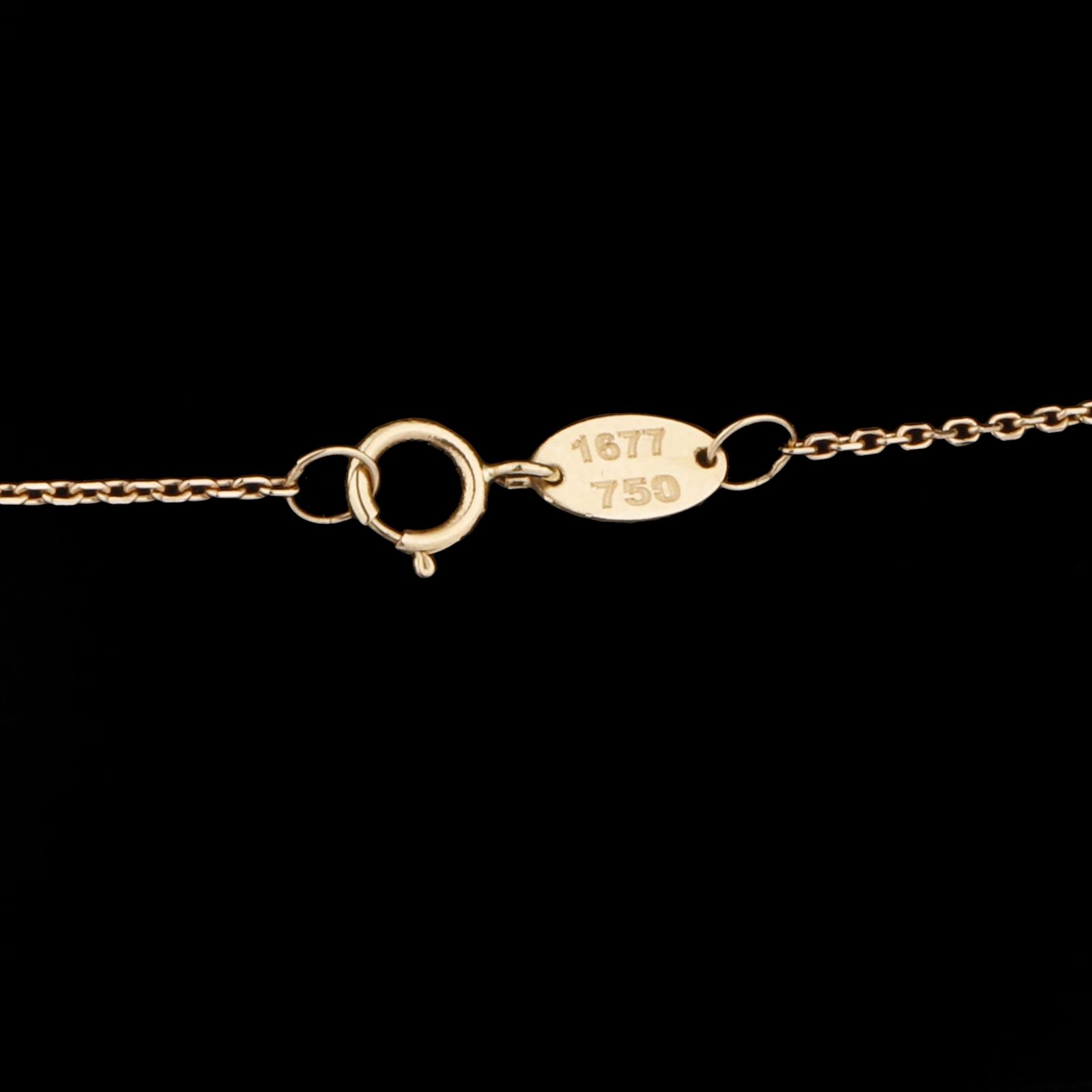 گردنبند طلا 18 عیار زنانه روبی آرت گالری مدل 21296780 -  - 2