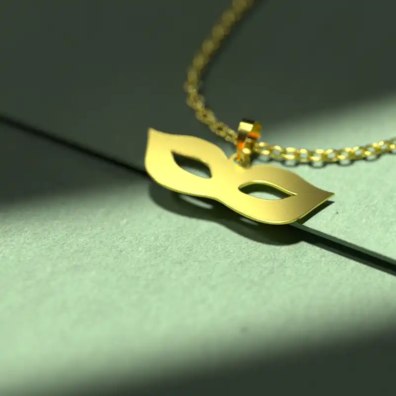 گردنبند طلا 18 عیار زنانه مدوپد مدل هالووین کد G3-1-1213