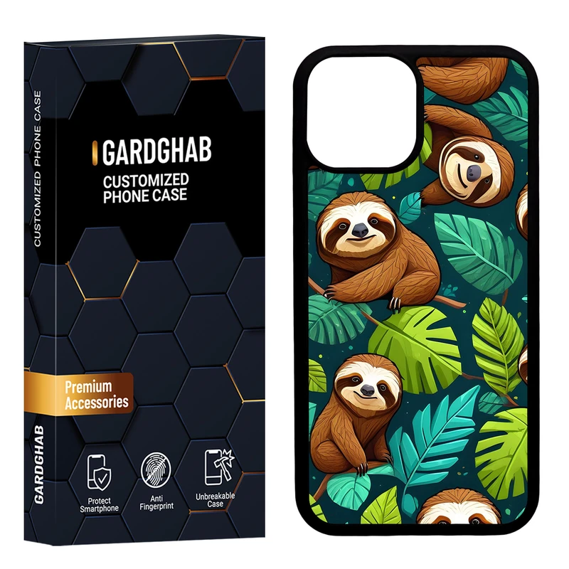 کاور گارد قاب مدل دور ژله ای هنری مناسب برای گوشی موبایل اپل iPhone 13 Mini