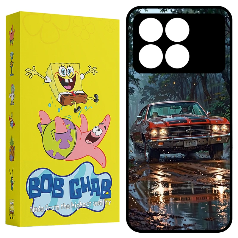 کاور باب قاب طرح ماشین مدل BCPK70P مناسب برای گوشی موبایل شیائومی Redmi K70 Pro 5G / Poco X6 Pro