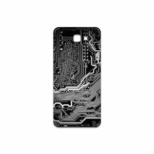 MAHOOT Black Printed Circuit Board Cover Sticker for Samsung Galaxy J5 Prime