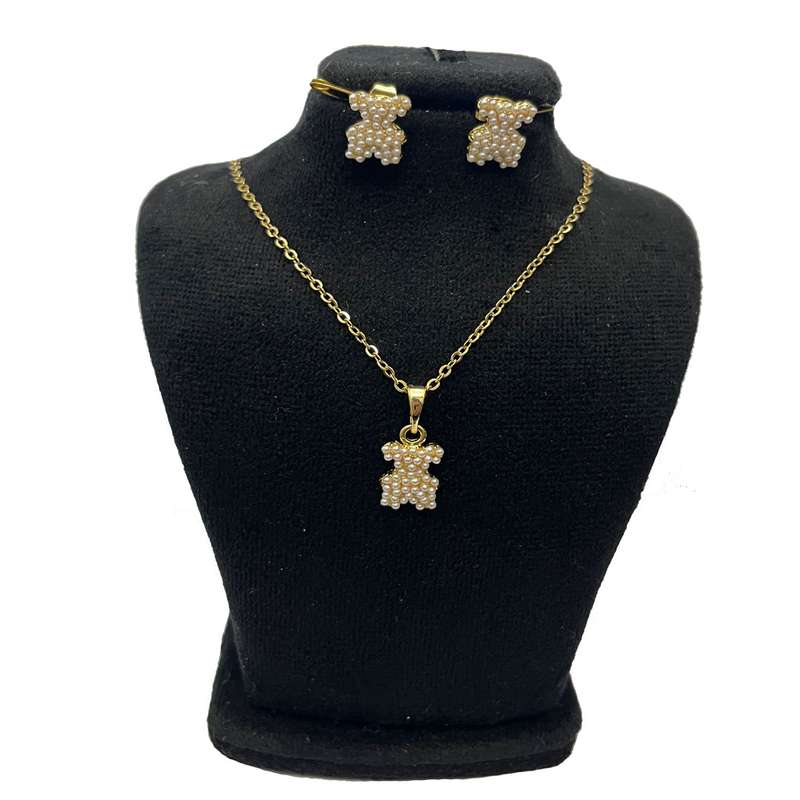 نیم ست زنانه مدل خرس مرواریدی نیم ست زنانه مدل خرس مرواریدی