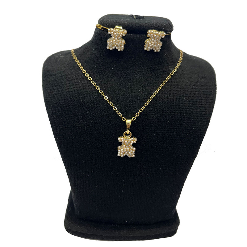 نیم ست زنانه مدل خرس مرواریدی نیم ست زنانه مدل خرس مرواریدی