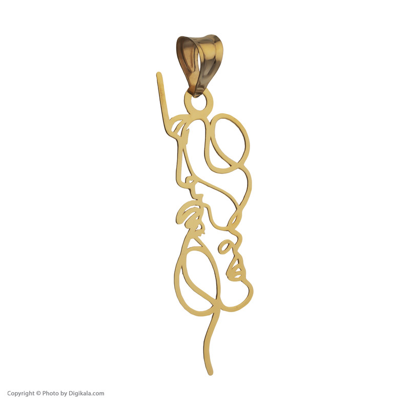 آویز گردنبند طلا 18 عیار زنانه مایا ماهک مدل MM1389 طرح بوسه پیشانی آویز گردنبند طلا 18 عیار زنانه مایا ماهک مدل MM1389 طرح بوسه پیشانی
